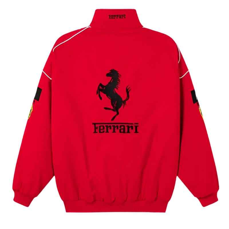 Ferrari Racing Jacket Red - Style Meets Performance for Every Adventure