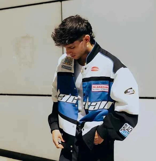 Rev Up Your Style with the Black Air Classic Motorsport Jacket