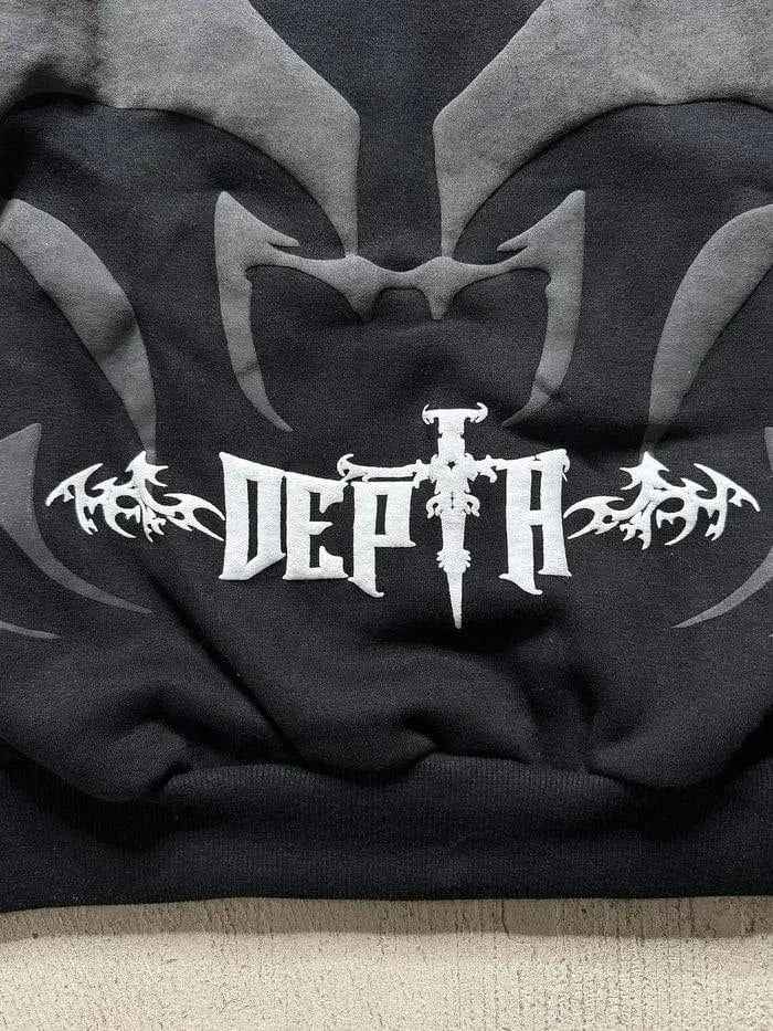 Elevate Your Style with the Tribal Shadow Depth Hoodie
