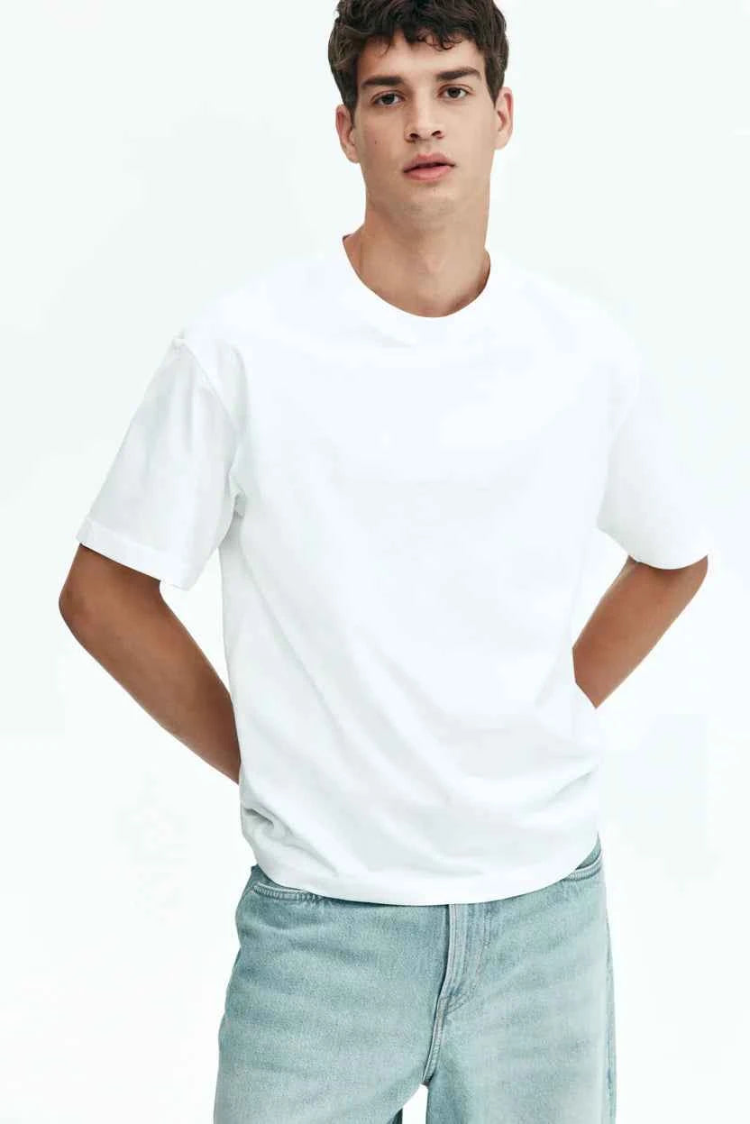 Wearcraft Classic Loose Fit Cotton T-Shirt – White