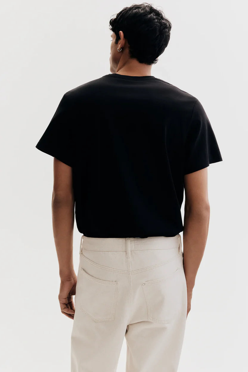 Wearcraft Classic Black Regular Fit Cotton T-Shirt
