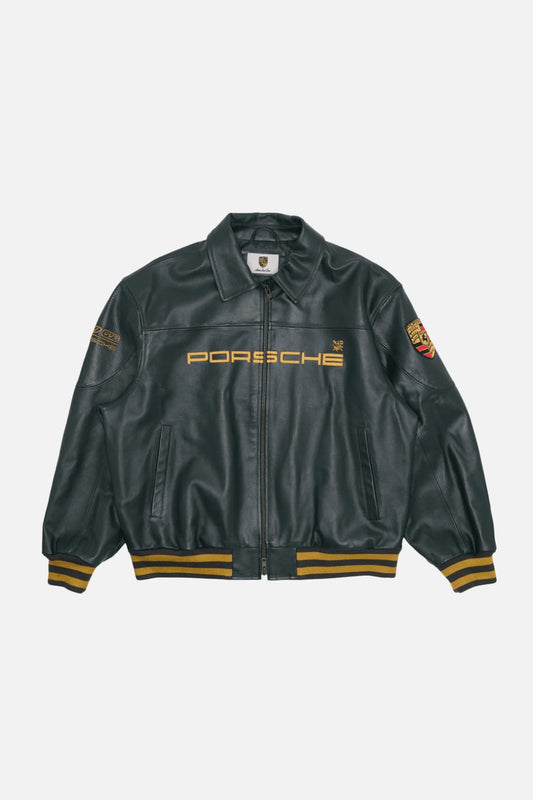 Aimé Leon Dore × Porsche Racing Leather Jacket