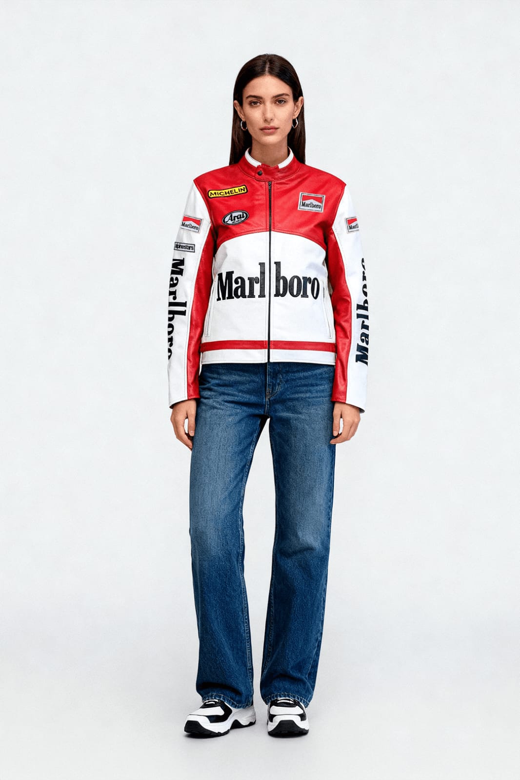 Marlboro Racing Jacket – White & Red Edition
