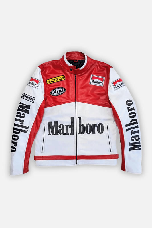 Marlboro Racing Jacket – White & Red Edition