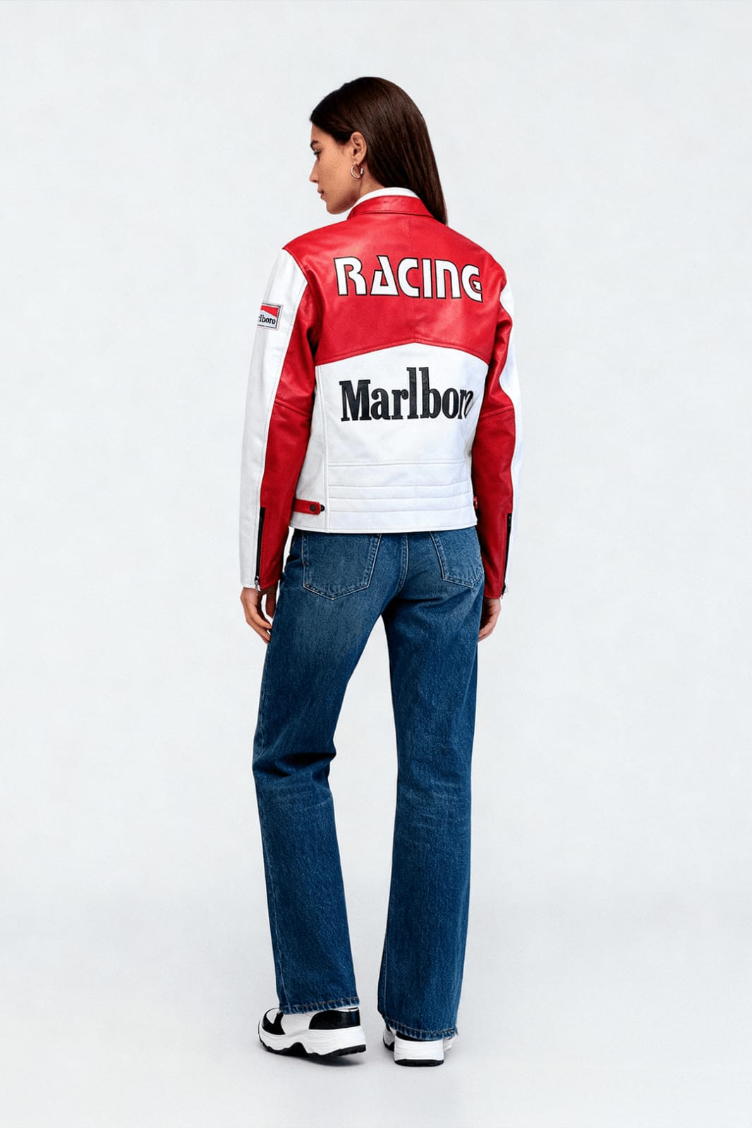 Marlboro Racing Jacket – White & Red Edition