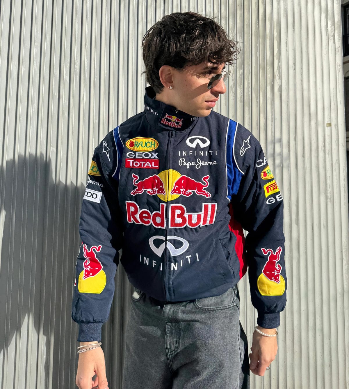 Red Bull Racing Fully Embroidered Jacket – Blue