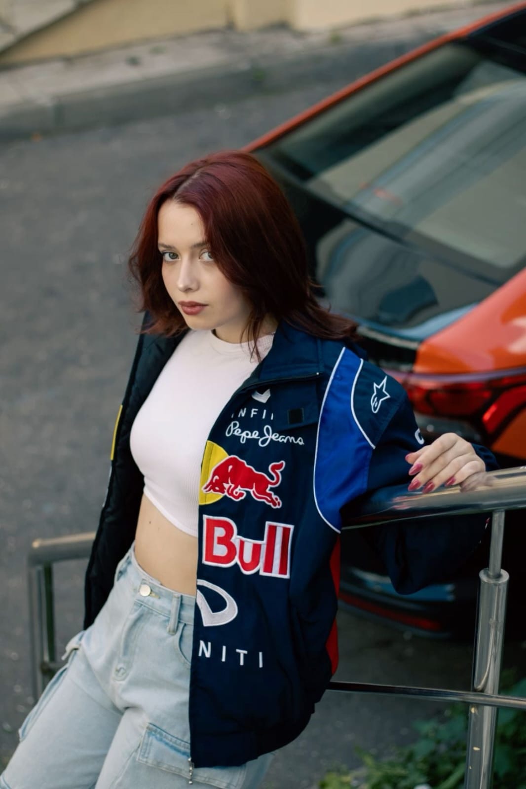 Red Bull Racing Fully Embroidered Jacket – Blue
