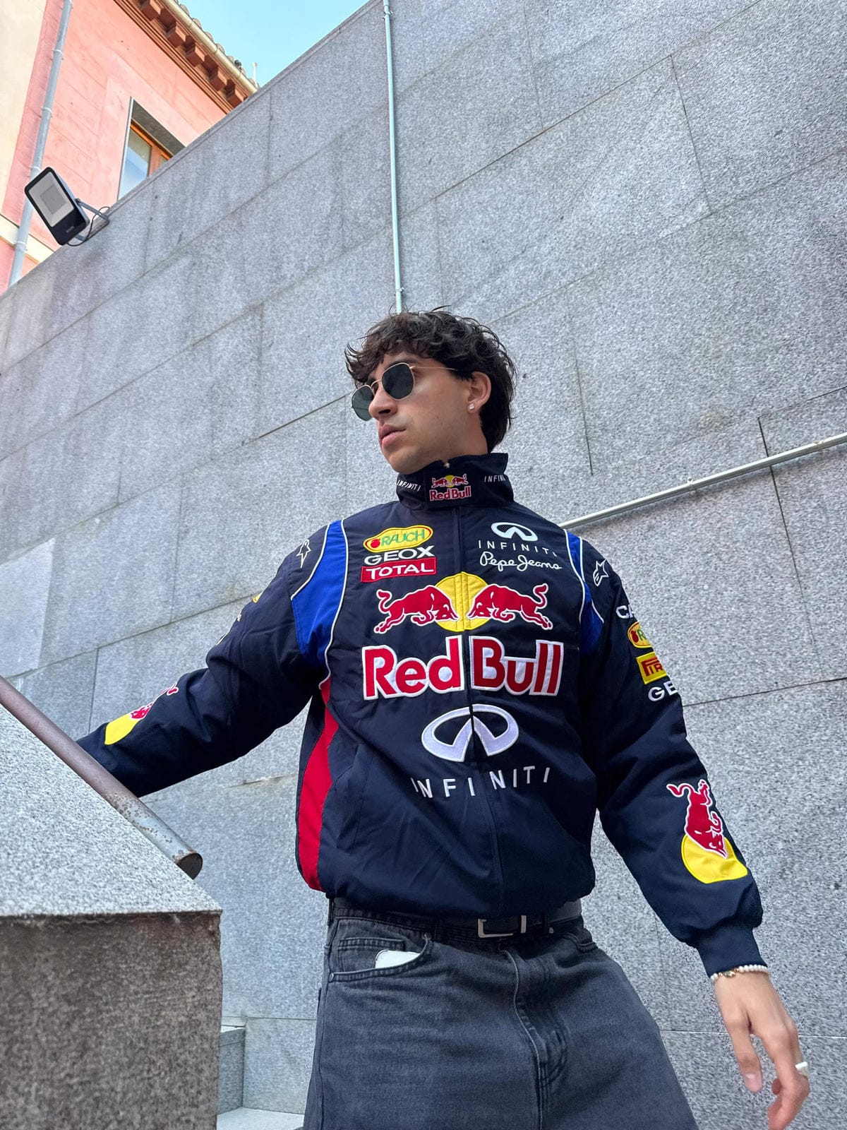 Red Bull Racing Fully Embroidered Jacket – Blue
