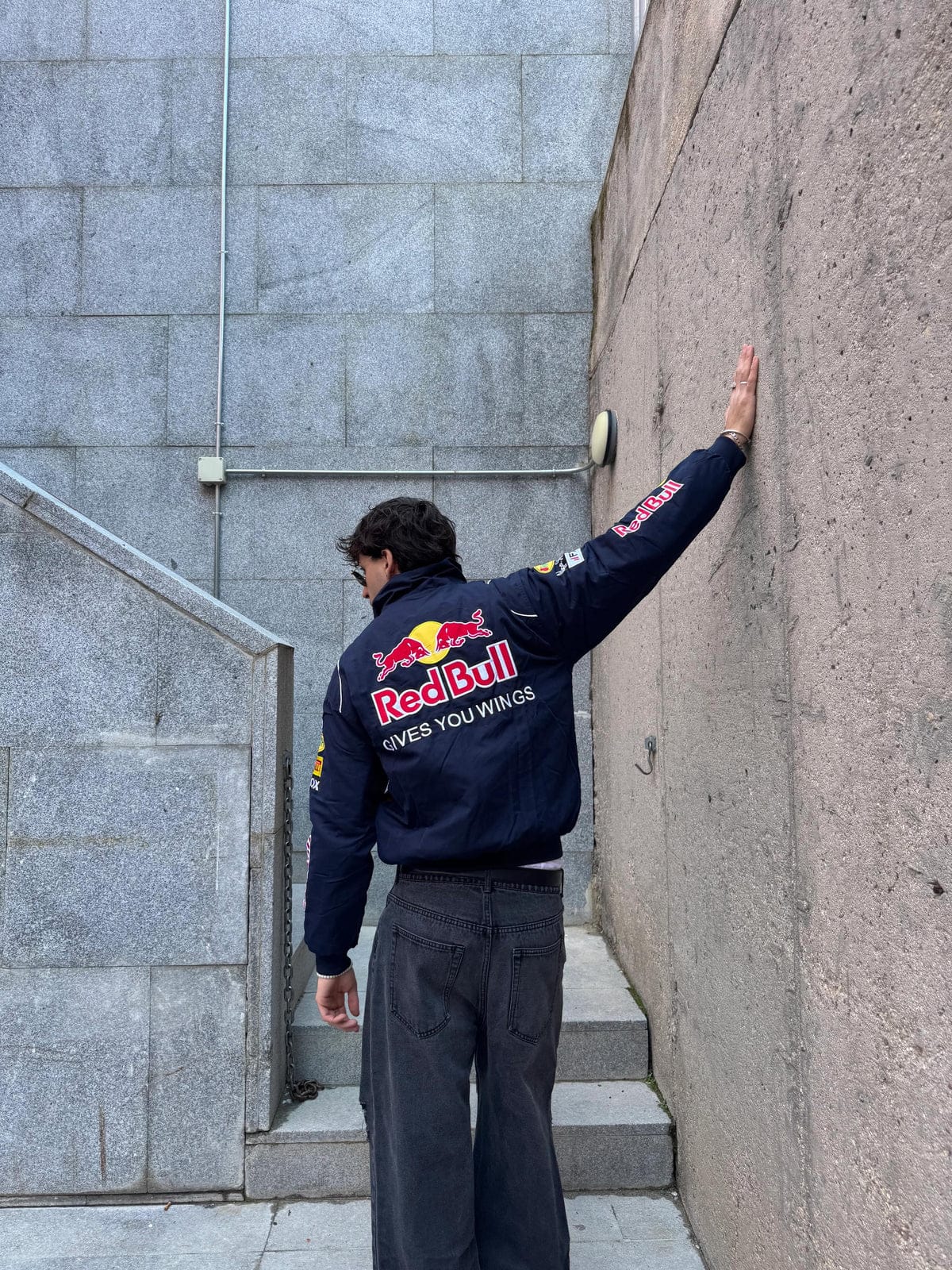 Red Bull Racing Fully Embroidered Jacket – Blue