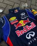 Red Bull Racing Premium Leather Jacket – WearCrafts Edition