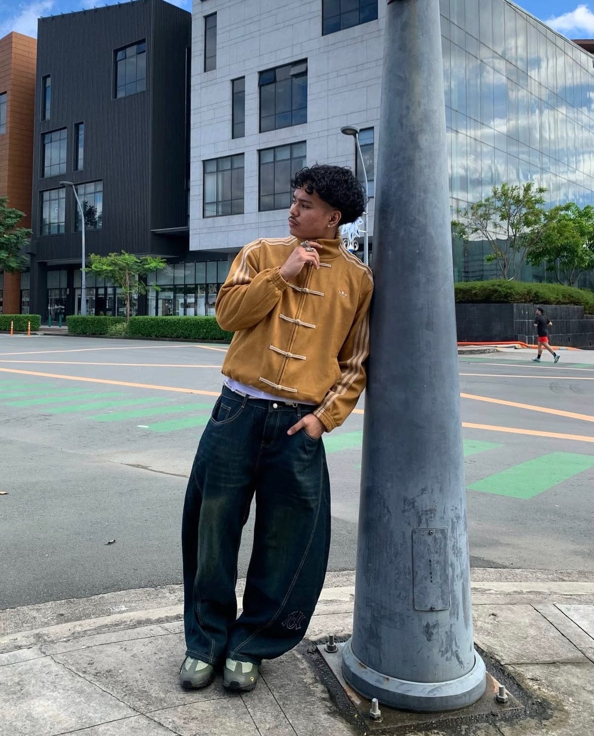 WearCrafts Golden Streetwear Jacket – Premium Urban Winter Essential