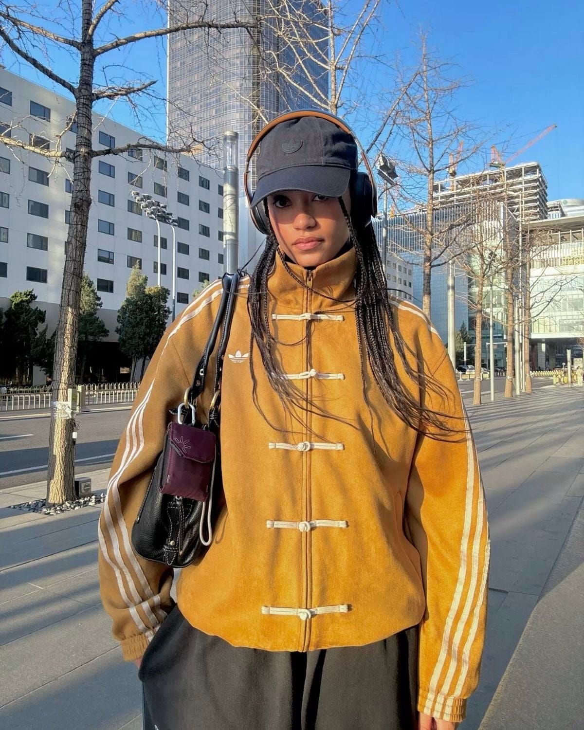 WearCrafts Golden Streetwear Jacket – Premium Urban Winter Essential
