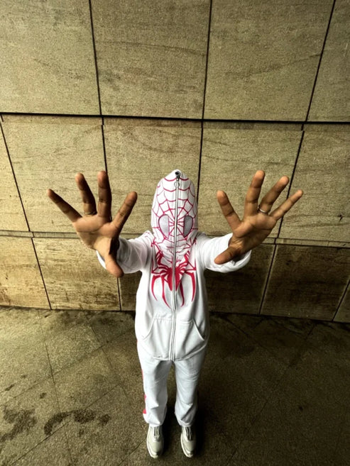 Spider Hoodie – White