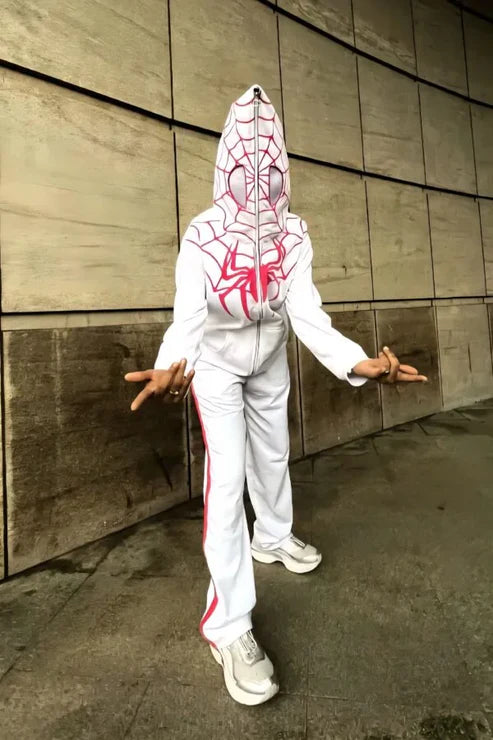 Spider Hoodie – White